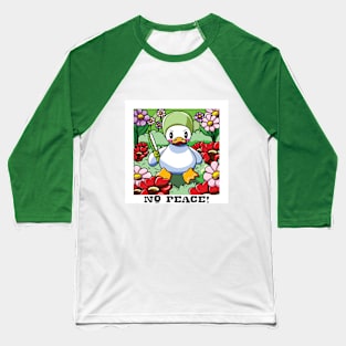 No Peace Revenge Duck Baseball T-Shirt